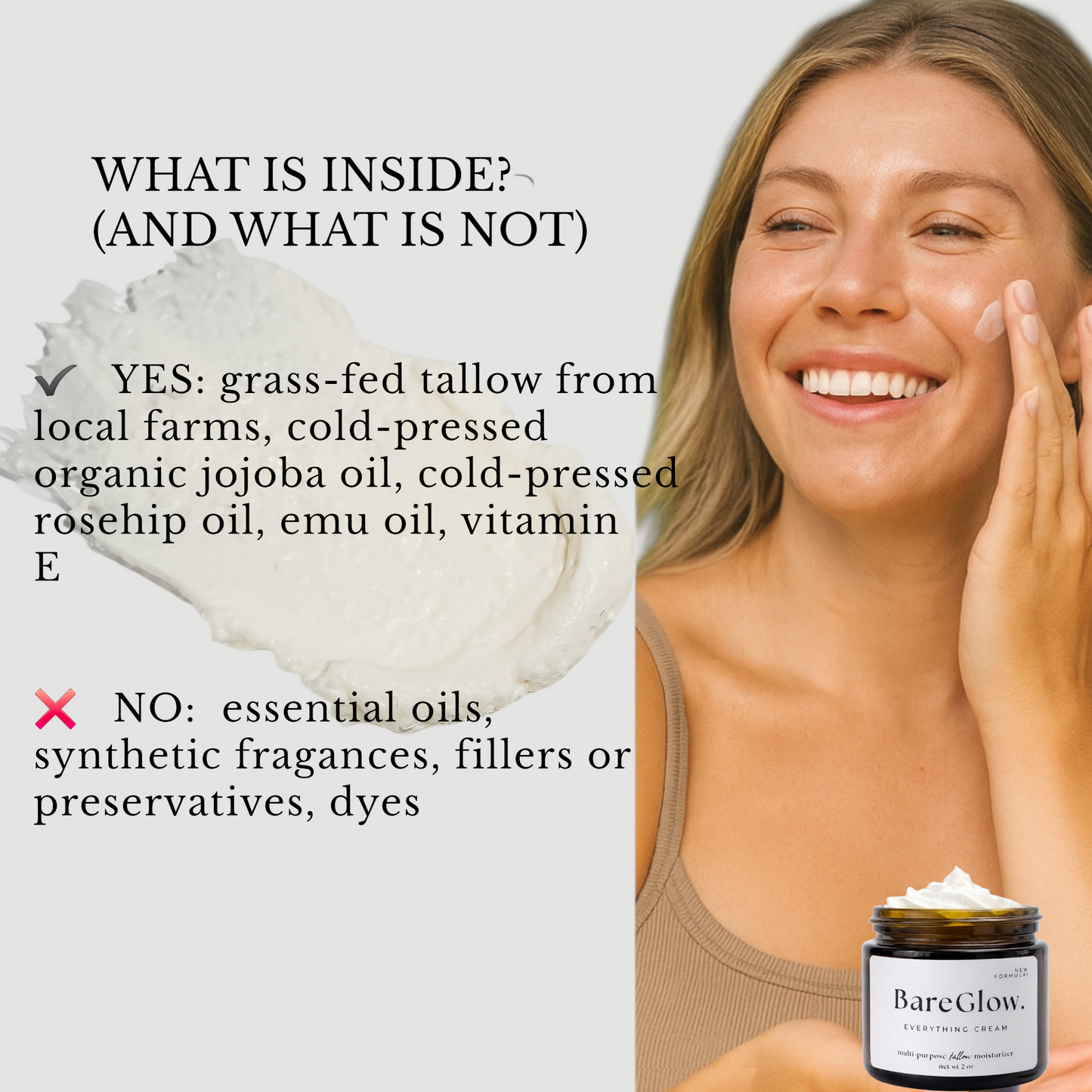 Everything Cream- Restorative Tallow Cream -NEW!